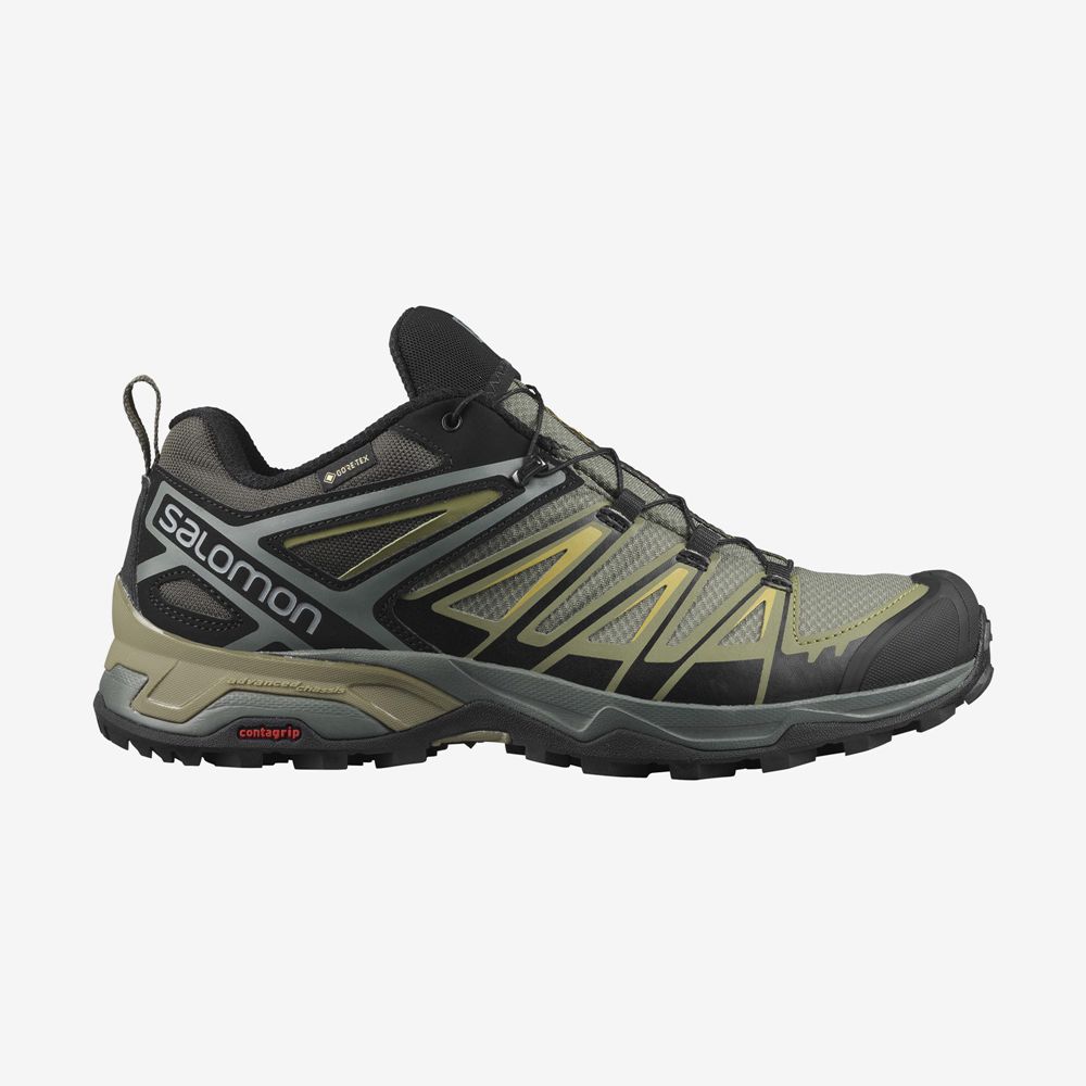 Buty Trekkingowe Męskie Salomon X ULTRA 3 GORE-TEX - Złote - Polska (178-DVIRPT)